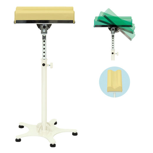 ホールド上下肢台 TB-638 ﾎｰﾙﾄﾞｼﾞｮｳｶｼﾀﾞｲ ビニルレザー黒(23-6934-00-03)【高田ベッド製作所】[1台単位]