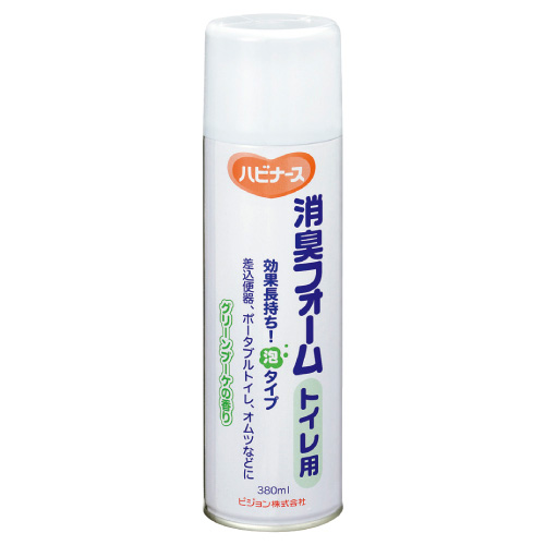 消臭フォーム（トイレ用） 10615(380ML) ｼｮｳｼｭｳﾌｫｰﾑ(ﾄｲﾚﾖｳ)(23-7165-00)【ピジョンタヒラ】