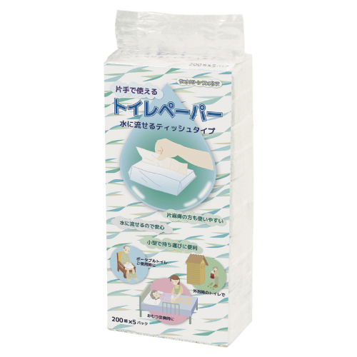 トイレペーパー 200ｸﾐX5ｺｲﾘﾄｲﾚﾍﾟｰﾊﾟｰ(23-7254-00)