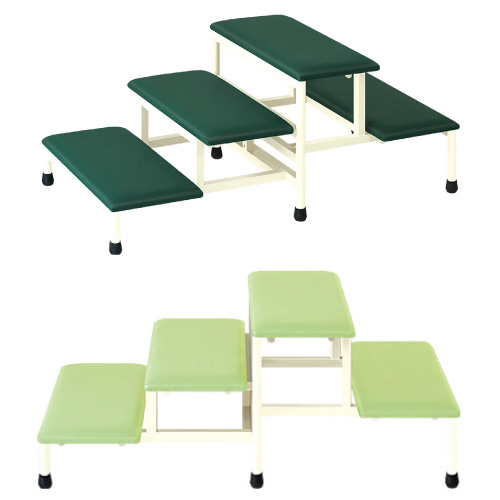 高田ベッド製作所 トレーニングステップ ﾄﾚｰﾆﾝｸﾞｽﾃｯﾌﾟ TB-769(56X109X42CM) ビニルレザーピンク(23-7288-00-07)【1台単位】