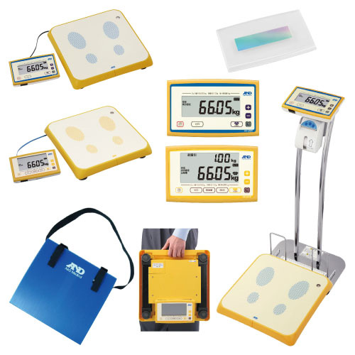 スマートスケール（検定品） AD-6209 ｽﾏｰﾄｽｹｰﾙ(ｹﾝﾃｲﾋﾝ)(23-7324-00)【エー・アンド・デイ】[1台