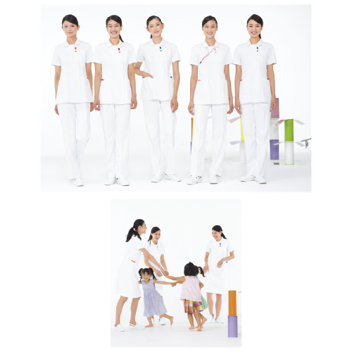 女子上衣 ｼﾞｮｼｼﾞｮｳｲ FT-4532(S)【1枚単位】(23-7554-00) Ｔオレンジ