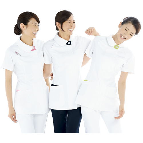 アプロンワールド レディススラックス ﾚﾃﾞｨｽｽﾗｯｸｽ 195-20(ﾎﾜｲﾄ) Ｍ(23-7571-00-02)【1枚単位】