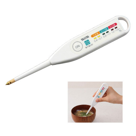 電子塩分計 しおみくん ﾃﾞﾝｼｴﾝﾌﾞﾝｹｲｼｵﾐｸﾝ SO-303【1台単位】(23-7875-00)