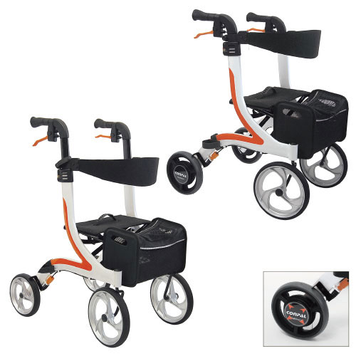 四輪歩行車（標準） ﾖﾝﾘﾝﾎｺｳｼｬ(ﾋｮｳｼﾞｭﾝ)(24-2047-00)KW40