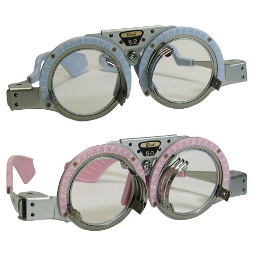 検眼枠シンプルＢＣ ﾌﾞﾙｰ ｹﾝｶﾞﾝﾜｸｼﾝﾌﾟﾙBC ＰＤ４８ｍｍ(24-2094-00-01)【オー・ビー・シー】[1個