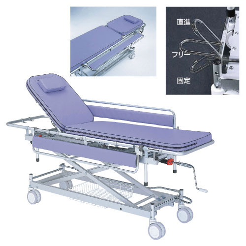 省力昇降機構付ストレッチャー ｼｮｳﾘｮｸｼｮｳｺｳｷﾉｽﾄﾚｯﾁｬｰ(24-2102-00)TY229FS-D