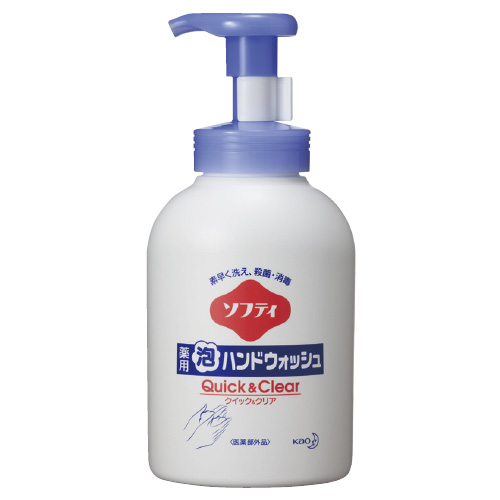 花王ソフティクイック＆クリア 500ML ｶｵｳｿﾌﾃｨｸｲｯｸ&ｸﾘｱ(24-2174-00)【花王】[6本単位]