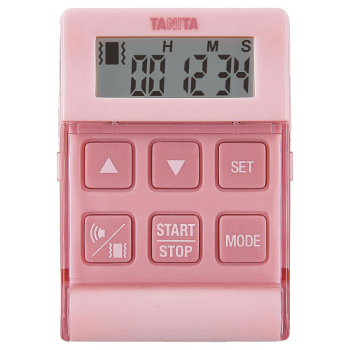 バイブレーションタイマー（クイック） TD-370-NPK(ﾋﾟﾝｸ) ﾊﾞｲﾌﾞﾚｰｼｮﾝﾀｲﾏｰ(24-2325-01)【タ