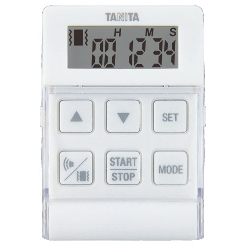 バイブレーションタイマー（クイック） TD-370-NWH(ﾎﾜｲﾄ) ﾊﾞｲﾌﾞﾚｰｼｮﾝﾀｲﾏｰ(24-2325-02)【タ