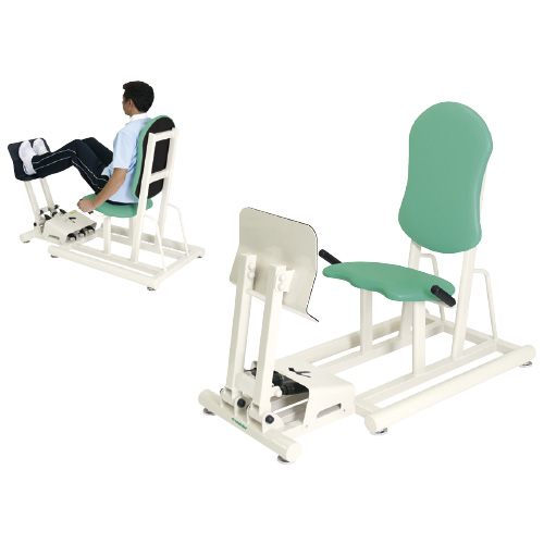 高田ベッド製作所 レッグプレスⅡ ﾚｯｸﾞﾌﾟﾚｽ2 TB-1215 ビニルレザーグレー(24-2853-00-09)【1台単位】