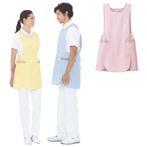 ケアガウン LBE-4320(L) ｹｱｶﾞｳﾝ ブルー(24-2911-01-02)【ナガイレーベン】[1枚単位]