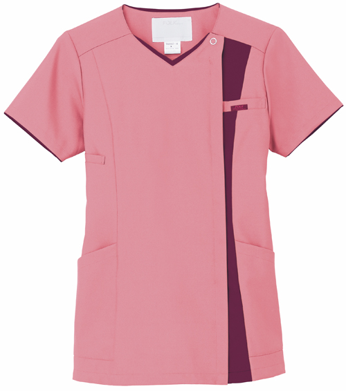 レディスジップスクラブ7023SC-3(ﾋﾟﾝｸ) ﾚﾃﾞｨｽｼﾞｯﾌﾟｽｸﾗﾌﾞ ＬＬ(フォーク)(24-2923-03-04