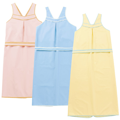 入浴ケアか～るいエプロンⅡ 6018(M) ﾆｭｳﾖｸｹｱｶｰﾙｲｴﾌﾟﾛﾝ2 パウダーピンク(24-3095-00-01)【日
