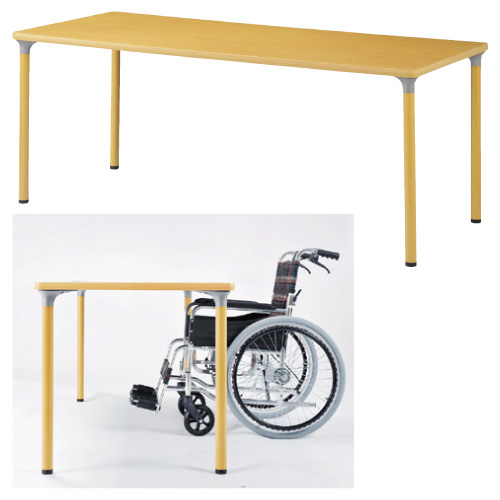 施設向けテーブル FMD-1890(180X90X72) ｼｾﾂﾑｹﾃｰﾌﾞﾙ(24-3168-02)【ニシキ工業】[1台単位]