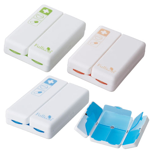 マグネットおくすりケース SB006G(ｸﾞﾘｰﾝ) ﾏｸﾞﾈｯﾄｵｸｽﾘｹｰｽ(24-3338-01)【イーリンクプラスチック社】[1個単位]