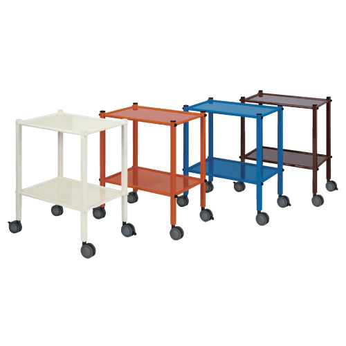 カラースチールワゴン TB-1224(ﾌﾞﾗｳﾝ)ｶﾗｰｽﾁｰﾙﾜｺﾞﾝ(24-3368-03)