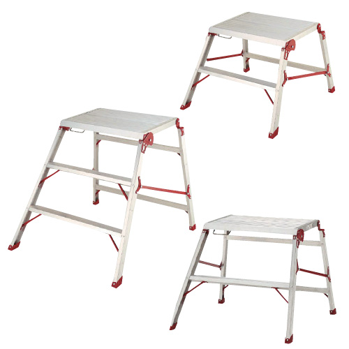 折りたたみ式作業台（２段） DXD-50P(50CM)ｵﾘﾀﾀﾐｼｷｻｷﾞｮｳﾀﾞｲ2ﾀﾞﾝ(24-3376-00)