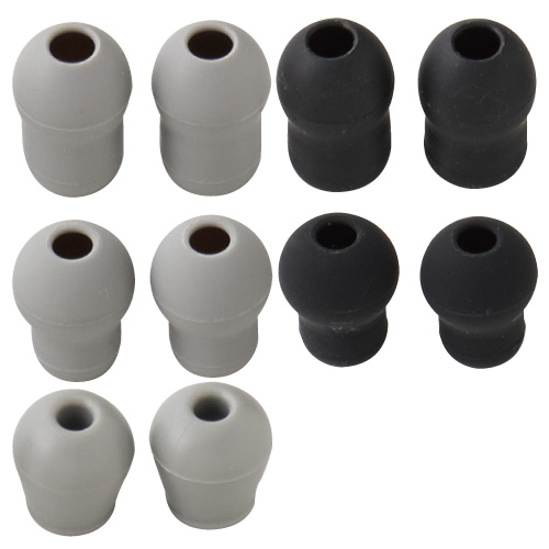 Ｓｐｉｒｉｔソフトイヤーチップ（小） P-214N(ﾌﾞﾗｯｸ)2ｺｲﾘ SPIRITｿﾌﾄｲﾔｰﾁｯﾌﾟ(24-3614-05