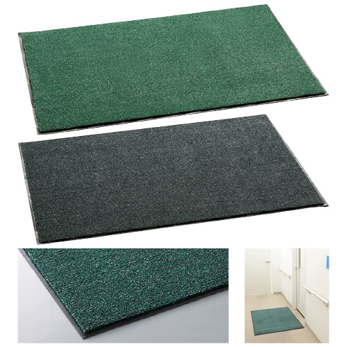 消臭抗菌マット（＃１８） F-181-18(900X1800MM) ｼｮｳｼｭｳｺｳｷﾝﾏｯﾄ(#18) グリーン(24-364