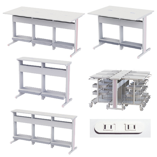 ナーステーブル RNT-1202 ﾅｰｽﾃｰﾌﾞﾙ(24-3641-02)【ナカバヤシ】[1台単位](松吉医科器械)[台]
