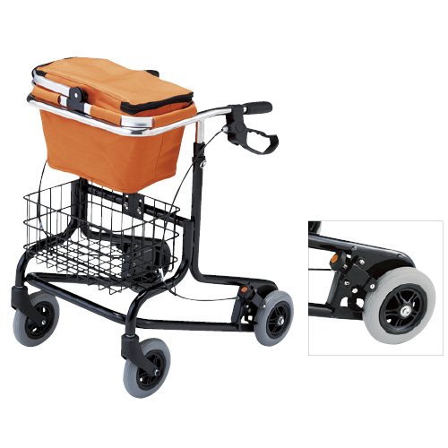 歩行車アルコーＢＷ型Ｓ 100558 ﾎｺｳｼｬｱﾙｺｰBWｶﾞﾀS(24-3886-00)【星光医療器製作所】[1台単位]