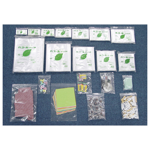 パコールチャック袋 4B(100ﾏｲX150ﾌｸﾛ) ﾊﾟｺｰﾙﾁｬｯｸﾌﾞｸﾛ(24-3926-01)【日本ハイテック】[1箱単位]