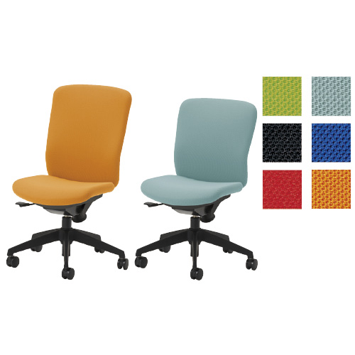 チェア（ＱＲＳ）肘なし QRS-40BK(ﾊｲﾊﾞｯｸ) ﾁｪｱ(QRS)ﾋｼﾞﾅｼ レッド(24-4124-00-05)【ノーリツイス】[1台単位]