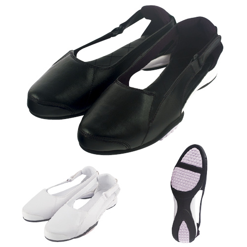 サイドホールドシューズ サイドホールドシューズ S(21.5-22.0CM)【1足単位】(24-4264-00) ブラック