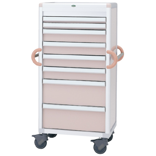 材料搬送カート C60-A10181A(ﾄｯﾃ:ﾌﾞﾙｰ ｻﾞｲﾘｮｳﾊﾝｿｳｶｰﾄ 透明(24-4334-01-03)【サカセ化学工業】[1台単位]