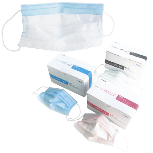 高遮断率マスクナノテック９９９α 9912(ﾎﾜｲﾄ)50ﾏｲ ﾏｽｸﾅﾉﾃｯｸ999ｱﾙﾌｧ(24-4390-01)【ビーエス