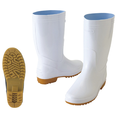 衛生長靴（ホワイト） AZ-4435-001(27.5CM) ｴｲｾｲﾅｶﾞｸﾞﾂ(24-4527-10)【アイトス】[1足単位