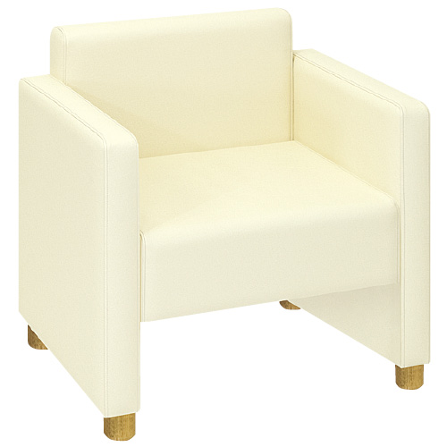 ＤＬチェア TB-798-02(64X53X72CM DLﾁｪｱ ビニルレザーメディブルー(24-4603-00-16)【高田ベッド製作所】[1台単位]