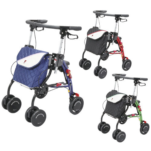 ユーバ産業 歩行車ザ・フィット TF-0498N(ﾚｯﾄﾞ) ﾎｺｳｼｬｻﾞﾌｨｯﾄ(24-4682-01)【ユーバ産業】[1台単位]