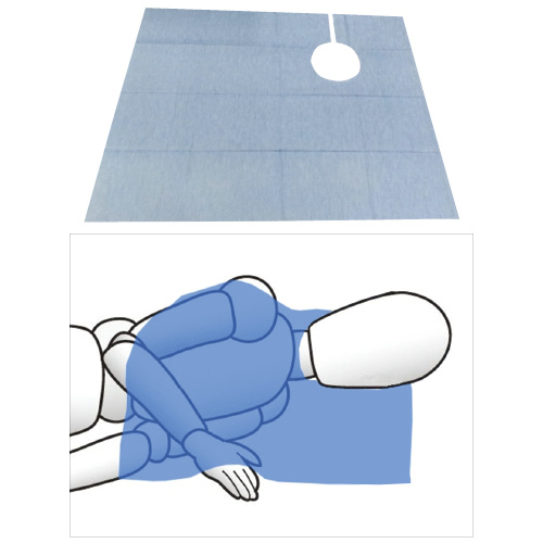 小津産業 内視鏡検査エプロン ﾅｲｼｷｮｳｹﾝｻｴﾌﾟﾛﾝ EN-709(10ﾏｲX20ﾌｸﾛ)【1箱単位】(24-4796-00)