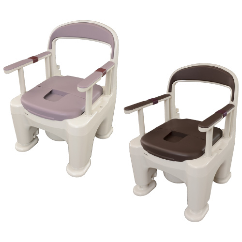 ポータブルトイレ座楽ラフィーネ（標準 PN-L30200B(ﾓｶﾌﾞﾗｳﾝ) ﾎﾟｰﾀﾌﾞﾙﾄｲﾚｻﾞﾗｸﾗﾌｨｰﾈ(24-49