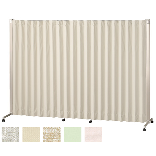 アコーディオンスクリーン AKX-193(W1950XH1300) ｱｺｰﾃﾞｨｵﾝｽｸﾘｰﾝ アイボリー(24-4987-00