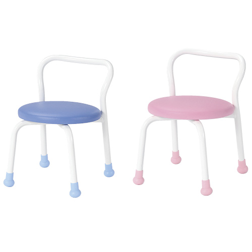 キッズチェア RICO-H(32X35X44.5CM ｷｯｽﾞﾁｪｱ ピンク(24-5130-00-02)【ニシキ工業】[1台単位]