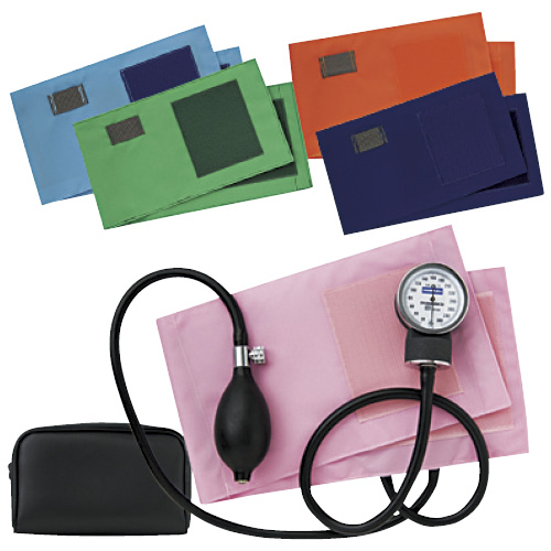 カラーアネロイド血圧計 NO.500(ﾋﾟﾝｸ) ｶﾗｰｱﾈﾛｲﾄﾞｹﾂｱﾂｹｲ(24-5171-03)【ケンツメディコ】[1台