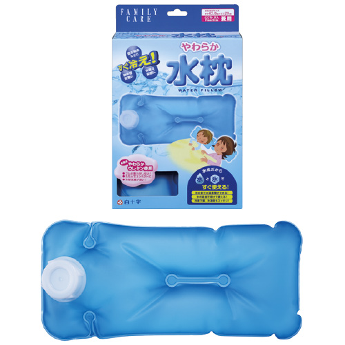 ＦＣやわらか水枕（フリーサイズ） 46291 FCﾔﾜﾗｶﾐｽﾞﾏｸﾗﾌﾘｰｻｲｽﾞ(24-5241-00)【白十字】[1個単位]