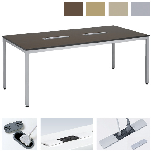 スクエアテーブル KT-363(W120XD120XH90 ｽｸｴｱﾃｰﾌﾞﾙ ダークオーク(24-5245-03-01)【ケルン】[1台単位]