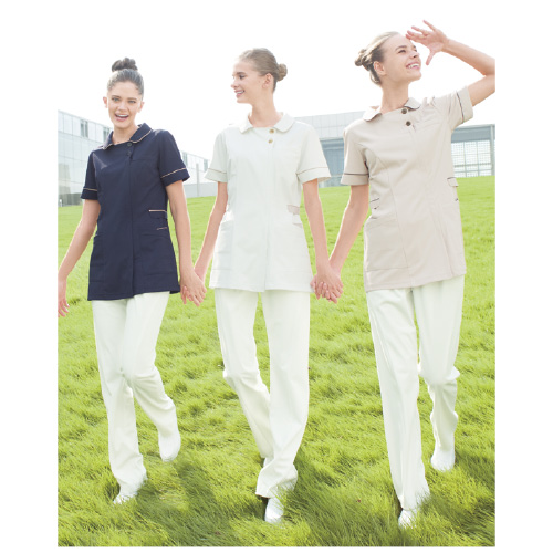 女子チュニック LH-6242(EL) ｼﾞｮｼﾁｭﾆｯｸ ネイビー(24-5261-04-02)【ナガイレーベン】[1枚単位]