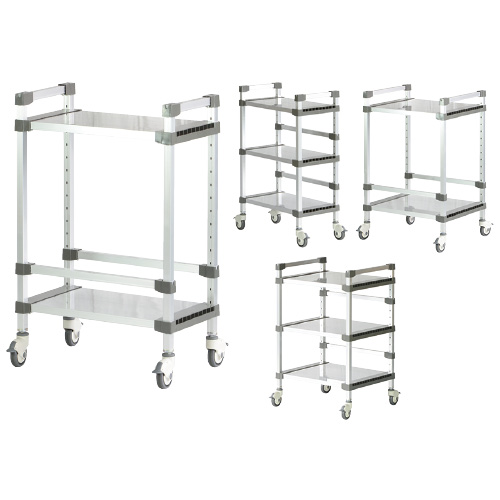 アルアップワゴン（３段） 684-374-1048C3 ｱﾙｱｯﾌﾟﾜｺﾞﾝ(24-5343-01)【シンドー】[1台単位]