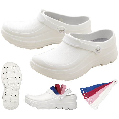 スクラビングシューズチョイス NO.620(ﾎﾜｲﾄ) ｽｸﾗﾋﾞﾝｸﾞｼｭｰｽﾞﾁｮｲｽ Ｍ（２３．０～２３．５ｃｍ）(24-