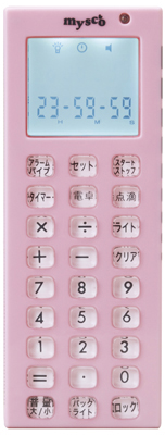 マイスコ電卓付点滴タイマー MY-2075P(ﾋﾟﾝｸ) ﾏｲｽｺﾃﾞﾝﾀｸﾂｷﾃﾝﾃｷﾀｲﾏｰ(24-6049-00)【ドリテ