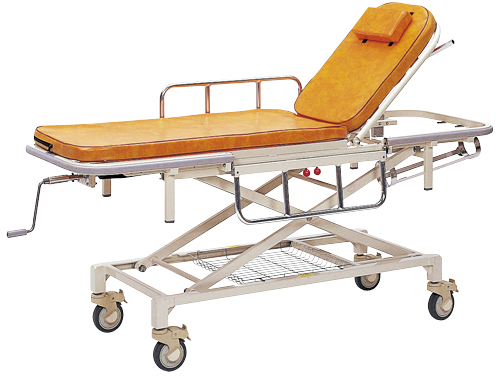 ＭＲＩ室用ストレッチャー（昇降式） TY207P(ｾｱｹﾞｷｺｳﾂｷ) MRIｼﾂﾖｳｽﾄﾚｯﾁｬｰ(24-6247-00)【日進医療器】[1台単位]