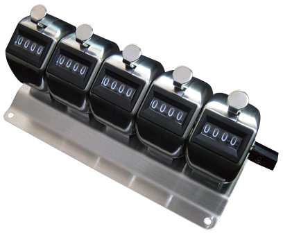 数取器（連式）５連 HM404-5 ｶｽﾞﾄﾘｷ(ﾚﾝｼｷ)(24-6265-03)[1個単位](―)[個]