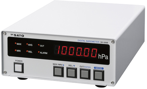 デジタル気圧計 SK-500B ﾃﾞｼﾞﾀﾙｷｱﾂｹｲ(24-6272-00)[1個単位](―)[個]