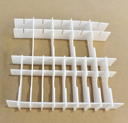 アンプルケース用自在仕切 NO.2 ｱﾝﾌﾟﾙｹｰｽﾖｳｼﾞｻﾞｲｼｷﾘ(24-6294-01)[1個単位]