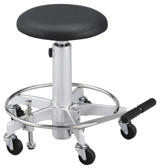 油圧昇降手術椅子（丸型） 08-365-00 ﾕｱﾂｼｮｳｺｳｼｭｼﾞｭﾂｲｽ(24-6320-00)【ミズホ】[1台単位]